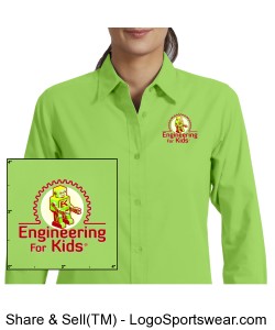 Port Authority Ladies Long Sleeve Easy Care Shirt  Design Zoom